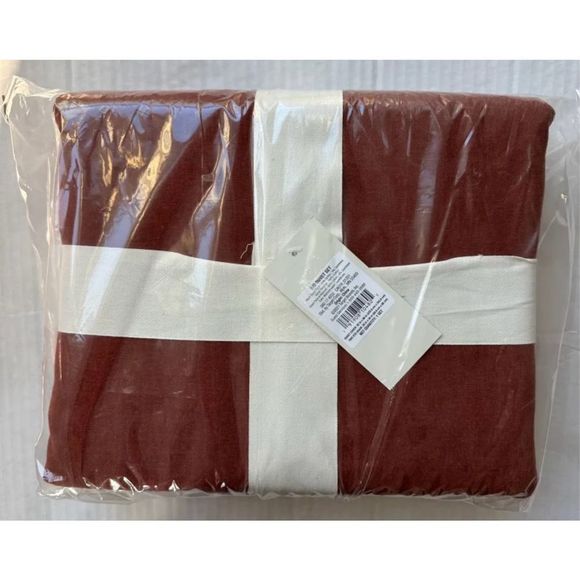 Casaluna Cashmere Blend Duvet Cover Set-FULL/QUEEN- Dark Clay - Picture 2 of 7